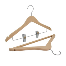 Factory Direct Sale Customized Luxury brand shop Wooded coat hangers set for display